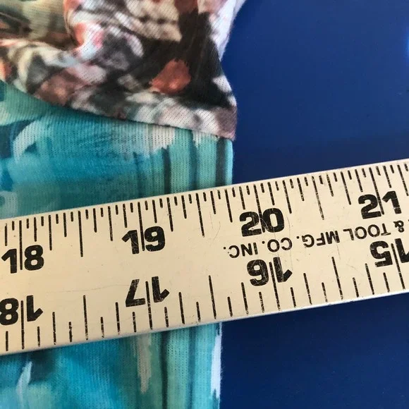 Impulse California Animal Print Rhinestone Tunic Dress Womens M Asymmetric BOHO - Picture 10 of 11